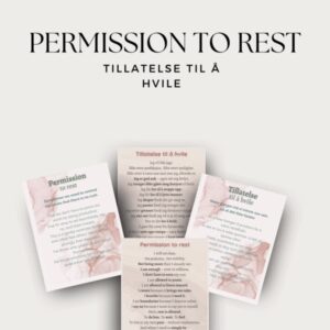 Permission to rest - English version